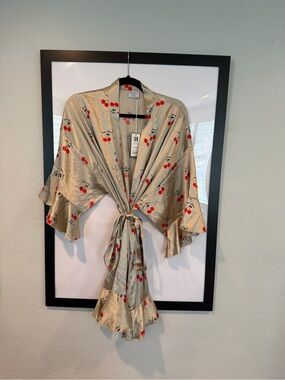 Mon Cheri Cherry Print Robe